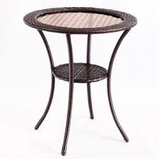 Shop round outdoor coffee tables at luxedecor.com. Gymax Gys00922 25 Patio Wicker Coffee Table Outdoor Backyard Lawn Balcony Pool Round Tempered Glass Top