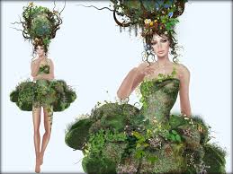 Boudoir Earth Goddess Costume Faerie Costume Fairy Costume