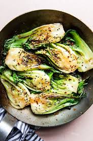 Stir Fried Baby Bok Choy The Modern Proper Recipe Easy Bok Choy Recipes Bok Choy Recipes Korean Side Dishes