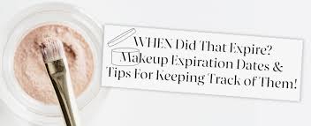 cosmetics expiration chart tricks trucco