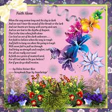 Faith Alone By Helen Steiner Rice Scrapbook Page By Angelwings Helen Steiner Rice Poems Helen Steiner Rice Christian Poems