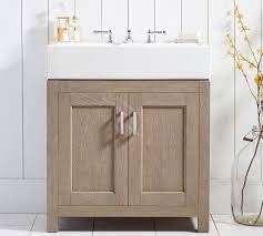 D single sink farmhouse bathroom vanity set in midnight blue with. Modern Farmhouse 31 5 Single Sink Vanity Pottery Barn