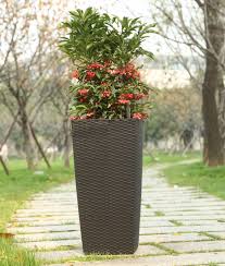 Outdoor planters flower pot extra large plant pots clay plant pots. Large Square Pots Tall Plastic Flower Pots Outdoor Flower Pot View Outdoor Flower Pot Leizisure Product Details From Taizhou Shengerda Plastic Co Ltd On Alibaba Com