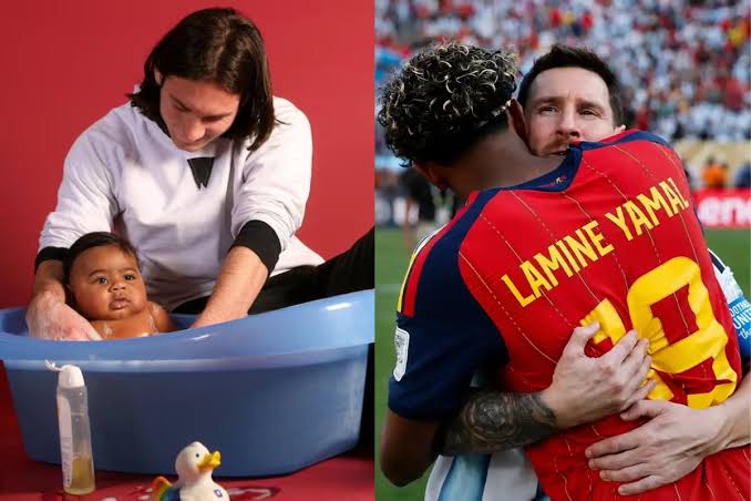 Lamine Yamal consoló a Messi tras la final con abrazo conmovedor