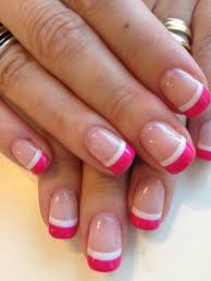 Two Tone French Manicure In Bio Sculpture Gel Colours 3 Snow