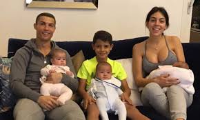 The soccer star, 33 but his numbers were upstaged by a diamond — an $815,000 cartier whopper that his girlfriend, georgina rodriguez, sported during the morocco in july 2010, ronaldo shocked the world when he announced he had become a father to cristiano jr. Cristiano Ronaldo S Girlfriend Shares Family Holiday Card Cristiano Ronaldo Girlfriend Cristiano Ronaldo Ronaldo