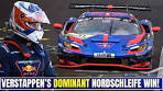 Max Verstappen DOMINATES Nürburgring NLS GT3 Win ... - YouTube