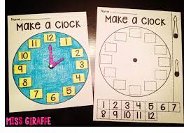 The first few weeks of school, i focus the children's energy on getting to know the classroom, being comfortable saying goodbye to loved ones, and of course becoming comfortable with the teachers. Miss Giraffe S Class Telling Time In First Grade