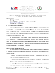 Baguio city division project/program innovation format. Sample Action Research Proposal Deped Camsur Format Pdf Inquiry Based Learning Teachers