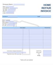 Display the address of both the sender and the recipient. Free Home Repair Invoice Template Pdf Word Excel