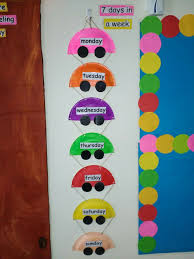 Days In A Week By Teacher Sya Birthday Board Classroom Preschool Arts And Crafts Preschool Color Crafts