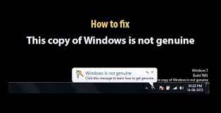 2 Ways To Fix "This Copy Of Windows Is Not Genuine" Error