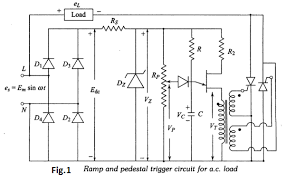 Ramp And Pedestal Triggering Circuit Of Scr