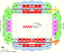 aami park seating map austadiums