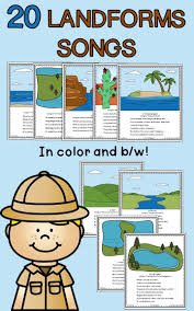 Learning The Definitions Of Basic Landforms Has Never Been Easier When You Sing These Fun Landforms Activities Teaching Social Studies 3rd Grade Social Studies