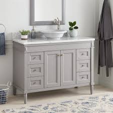 48 Chapman Vessel Sink Vanity Gray Vessel Sink Vanities Bathroom Vanities Bathroom Vessel Sink Vanity Vanity Sink White Vanity Bathroom