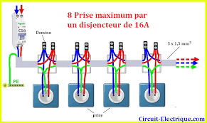 Branchement Prise Electrique Cablage Electrique Maison Prise Electrique Schema Electrique Maison