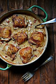 Ingredients1.5 to 2 lbs boneless. Keto Chicken Thighs With Creamy Garlic Mushroom Sauce Bell Alimento