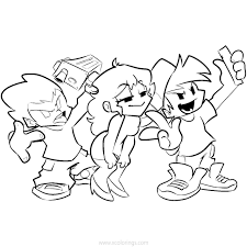 Customization is a large game mechanic in a hat in time, which allows the player to change parts of the game's aesthetic through music, flairs, dyes and costumes. Friday Night Funkin Coloring Pages Coloring Home
