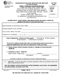 Military mia piper, baby bamby, jessie way nrx106 Tattoo License Texas Fill Out And Sign Printable Pdf Template Signnow