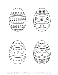 These printable easter mazes are both fun and educational. Easter Egg Template The Best Ideas For Kids