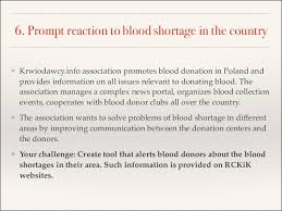 Blood donation (mayo foundation for medical education and research) also in spanish. Hack4good 0 5 Krakow Challenges