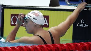 Katie ledecky (pictured right) will be the swimmer everyone is chasing in the pool at tokyo in three freestyle swimming events at the olympics. Katie Ledecky Beaten In 400m Freestyle To Open Swim Worlds Olympictalk Nbc Sports
