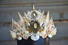 Shell Crown Mermaid Crown Ocean Crown Mermaid Headpiece Etsy Mermaid Headpiece Mermaid Crown Shell Crowns