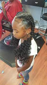 Pin By Dominique Claiborne On Kids Hair Black Kids Hairstyles Kids Hairstyles Girls Kids Braided Hairstyles