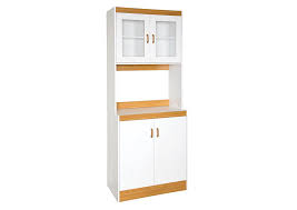 Boho chic two door cabinet. White Wood Kitchen Cabinet Bob S Discount House
