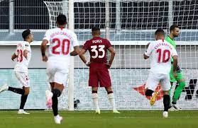 Hasil Pertandingan Liga Europa 2019 2020 Sevilla Vs As Roma Di 2020 Sevilla Roma Wolverhampton