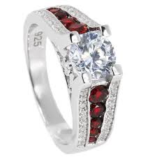 Thin Red Line Ring Thin Red Line Engagement Ring Sterling Silver Re Engagement Rings Wedding Bands Set Three Stone Engagement Rings Inexpensive Wedding Rings