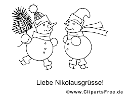 Ausmalbilder Winter Jahreszeit