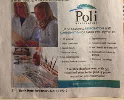 Currency Restoration Service- Poli Restoration