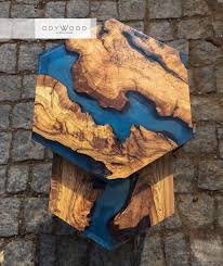 Epoxy Resin Side Tables In 2020 Epoxy Resin Table Log Coffee Table Resin Table