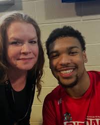 Congratulations Boys! Me and #20 Bryce Montgomery ❤️(my crush) and #25  Kohei Sato! #bloomingtonbisonhockey #bisonhockey #bloomingtonbisonfangirl