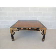 Henredon Black Lacquer Chinoiserie Coffee Table Image 2 Of 9 Coffee Table Table Coffee Table Images