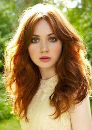 Karen Gillan My Hair Better Look Like This When It Gets Longer Red Hair Brown Eyes Karen Gillan Red Hair