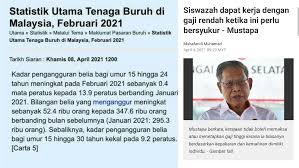 Maybe you would like to learn more about one of these? Kadar Pengangguran Belia Meningkat Graduan Dibayar Dibawah Gaji Minima Tok Abah Kau