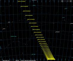 Comet 46p Wirtanen Star Charts