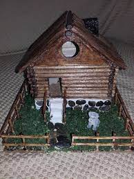 Creare velocemente cestini accessori con cibo miniatura presepe. Casetta In Legno Miniatura Artigianale Presepe Fai Da Te Per La Su Misshobby