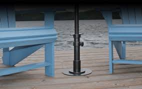 Umbrella Base That Never Blows Over Portable Lightweight For Docks And Decks Super Cool Idea Lake House Deck Umbrella House Landscape