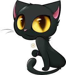 U La La Black Cat Art Cute Black Cats Cartoon Cat