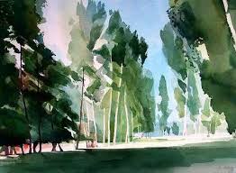 Expressive Watercolor Landscapes Ian Potts Watercolor Art Landscape Watercolor Landscape Landscape Artwork