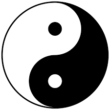 Yang, in yin and yang, one half of the two symbolic polarities in chinese philosophy. File Yin Yang Svg Wikipedia