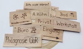 Ich machte mich also daran die twercs werkzeuge zu laden. Holzschilder Turschilder Selber Gestalten Machen Philognosie