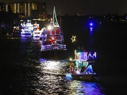 Decorating for a lighted boat parade: Treasure Island S Lighted Boat Parade Visit St Petersburg Clearwater Florida