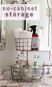 Stop knocking shampoo bottles off the side of the bath. 7 Ways To Organize A Bathroom Without A Medicine Cabinet Or Drawers Small Bathroom Organization Bathroom Organization Diy Easy Bathroom Organization