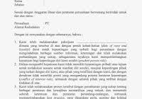 Contoh Surat Permohonan Pencairan Jaminan Pelaksanaan Idnoffice