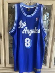 Browse our section of jerseys for men, women, & kids and be prepared for game days! Rare Authentic Kobe Bryant Nike 8 Los Angeles Lakers Blue Throwback Jersey 56 Ebay